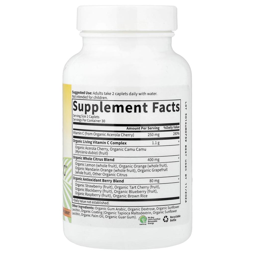 Living Vitamin C, Veggie Capsules 60