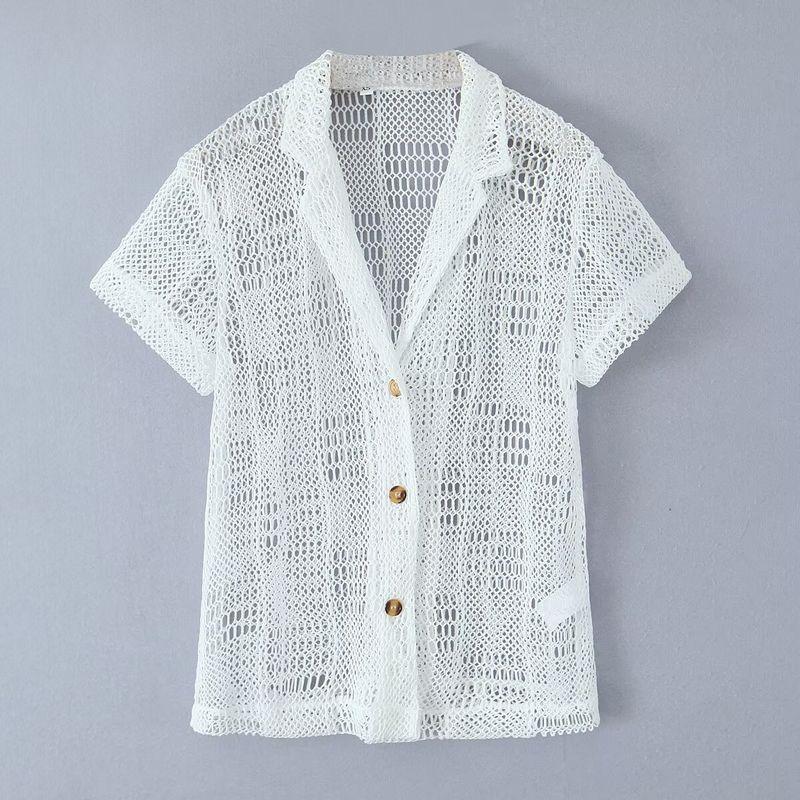 Jnleaog Spring New Arrival Women's Clothing Fashion Style Travel Outfit Lazy Casual Holiday Beach Seaside Blouse