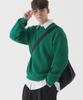 PIANER Comfortable Oversized Crew Neck Knit (Green)
