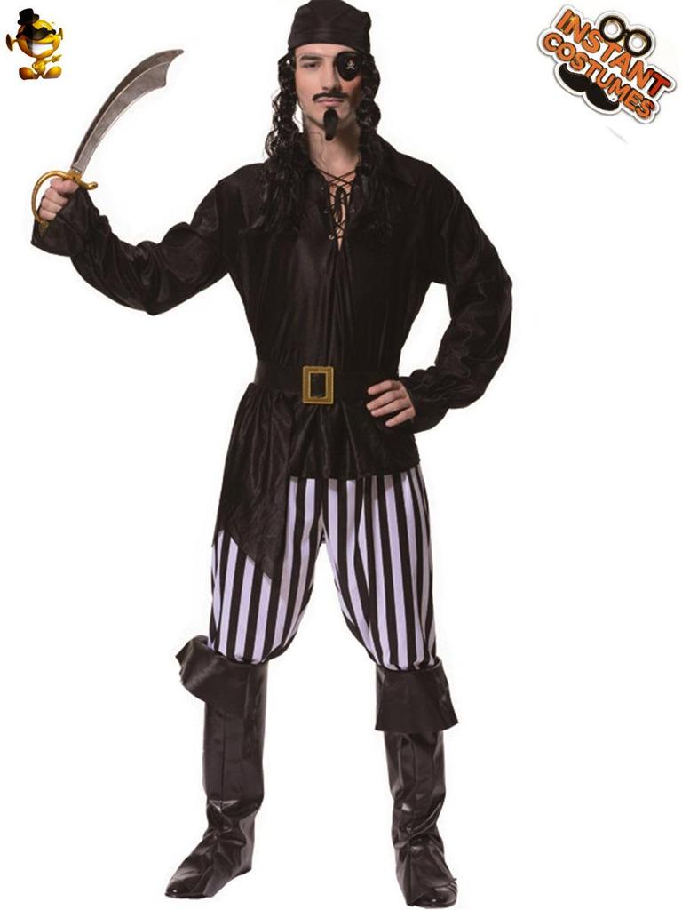 Men's Halloween Pirate Costume for Adult Role-Playing & Cosplay