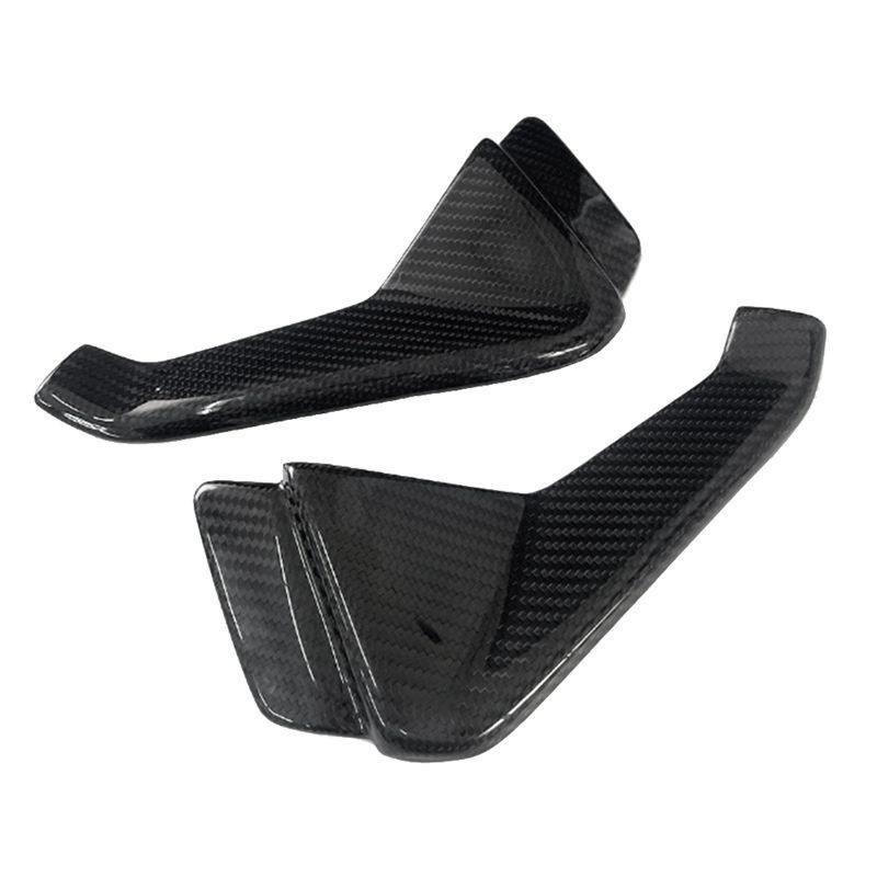 Authentic Motorcycle Front Lip Wind Wing Cover Real Carbon Fiber Cone Aerodynamics Fairing Spoiler For Aprilia RS 660 -2024