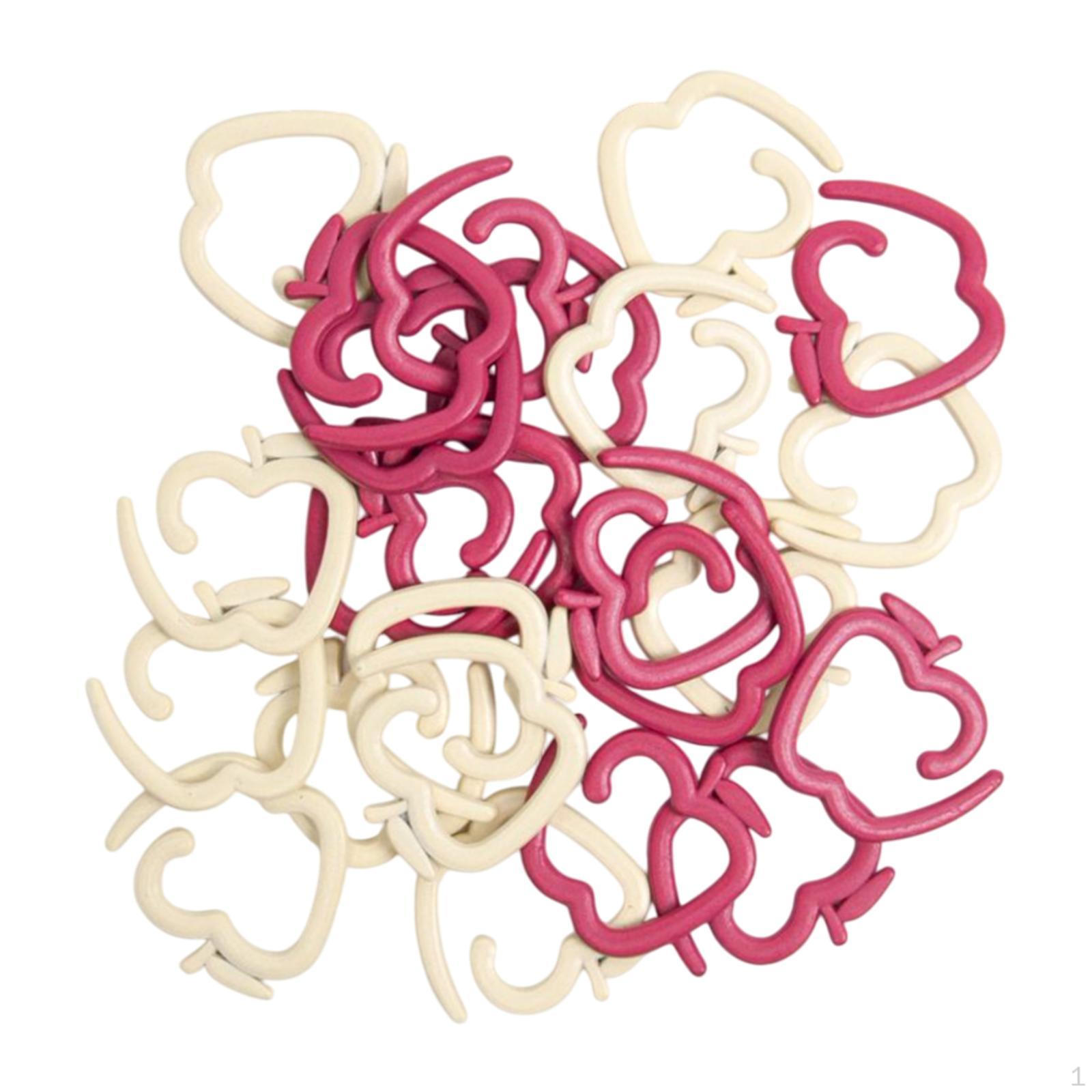 

24 шт. маркеры для вязания крючком клипсы современные многоцветные легко переносимые многоразовые плетеные Apple