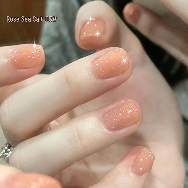 Versatile Pearlescent Iridescent Glitter Gel Polish 2024 - High-Density Flash Nail Art UV Gel