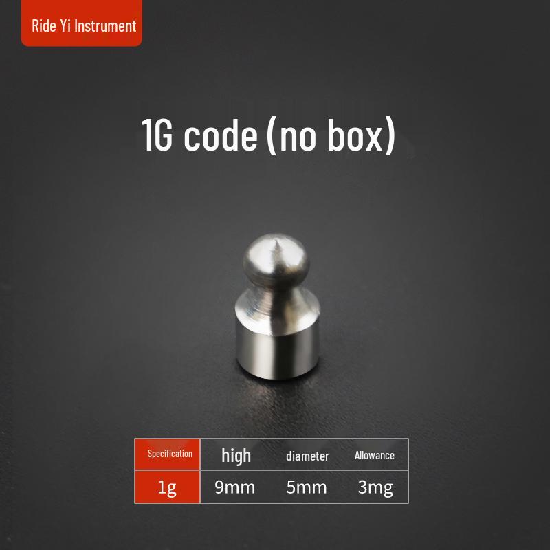 High Precision M2 Class Calibration Weight Set - 1kg, 500g, 100g Stainless Steel for Electronic Scales