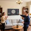 Dartboard, Electronic Digital, 12 Darts, LED, 27 Games, 51 x 6.5 x 57 cm, Black