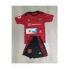 Manchester United Children's Jersey With Shorts In Memory Of C.ronaldo Set Of 4