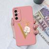 Phone Case For Samsung Galaxy A34 A33 A32 Elegant Rose Letter Soft Liquid Silicone Sqare Back Cover For Samsung A 34 33 32 Shell