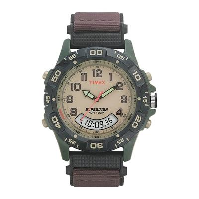 TIMEX Wristwatch Expedition Combo Brown Dial Nylon Strap T45181 Mens