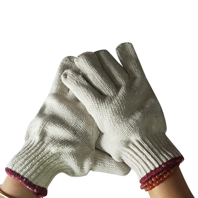 Heavy-Duty Knitted Cotton Work Gloves