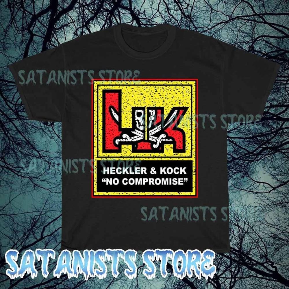 

New Heckler and Koch HK No Compromise Logo Men s T-shirt funny size S to 5XL M