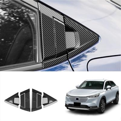Pour Honda Vezel HR-V E:HEV 2024 2024 Accessoires de Style de Voiture ABS Protecteur Attrape Arrière Autocollant Bol de Porte Poignée Cadre Noir P7Z6