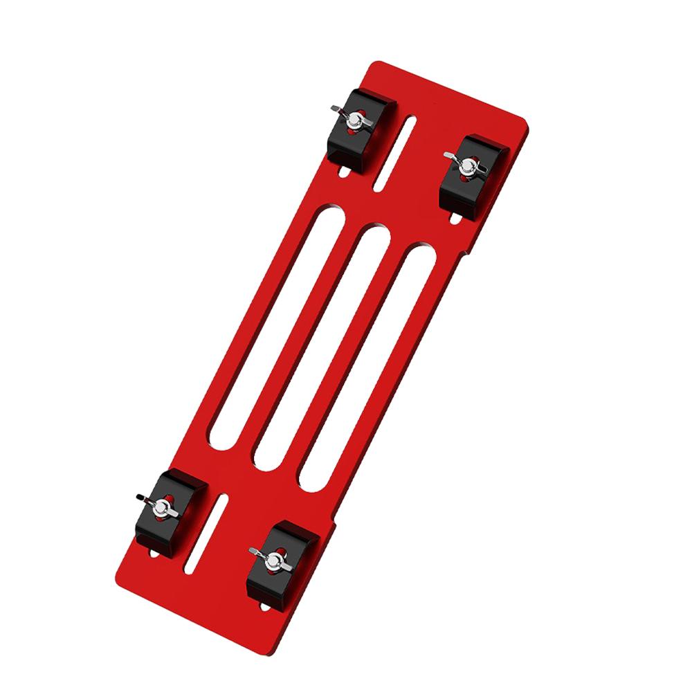 

Регулируемая опорная плита режущего станка Направляющая пластина из алюминиевого сплава Основание пилы Направляющая шина дисковой пилы Быстропозиционируемая нижняя плита красный