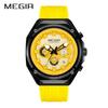 Men'S Watch Student Couple Multifunctional Chronograph Silicone Watch Men'S Quartz Watch 8118