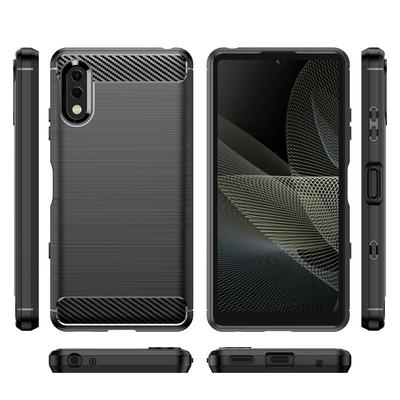 Για Sony Xperia Ace 2 ace2 Θήκη Σιλικόνης Αντικραδασμική Ματ Πίσω Κάλυμμα για sony ace2 Πολυτελείς Θήκες Κινητού από Ανθρακονήματα Coque Fundas