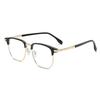+0 +100 +150 +200 +250 Anti Blue Light Glasses Metal Frame Big Frame Reading Glasses Plus Diopters Square Frame