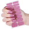 Nails Polish Stickers Solid Color Gels Nail Strips Nails Polish Wraps Gels Nail Stickers Manicures Stickers