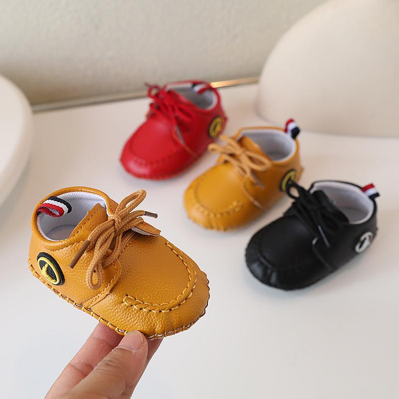Baby Toddler Soft Sole Shoes With Tie Closure For Boys And Girls