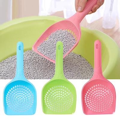 Plastic Cat Litter Scoop Pet Care Sand Waste Scooper Shovel Hollow Cleaning Tool