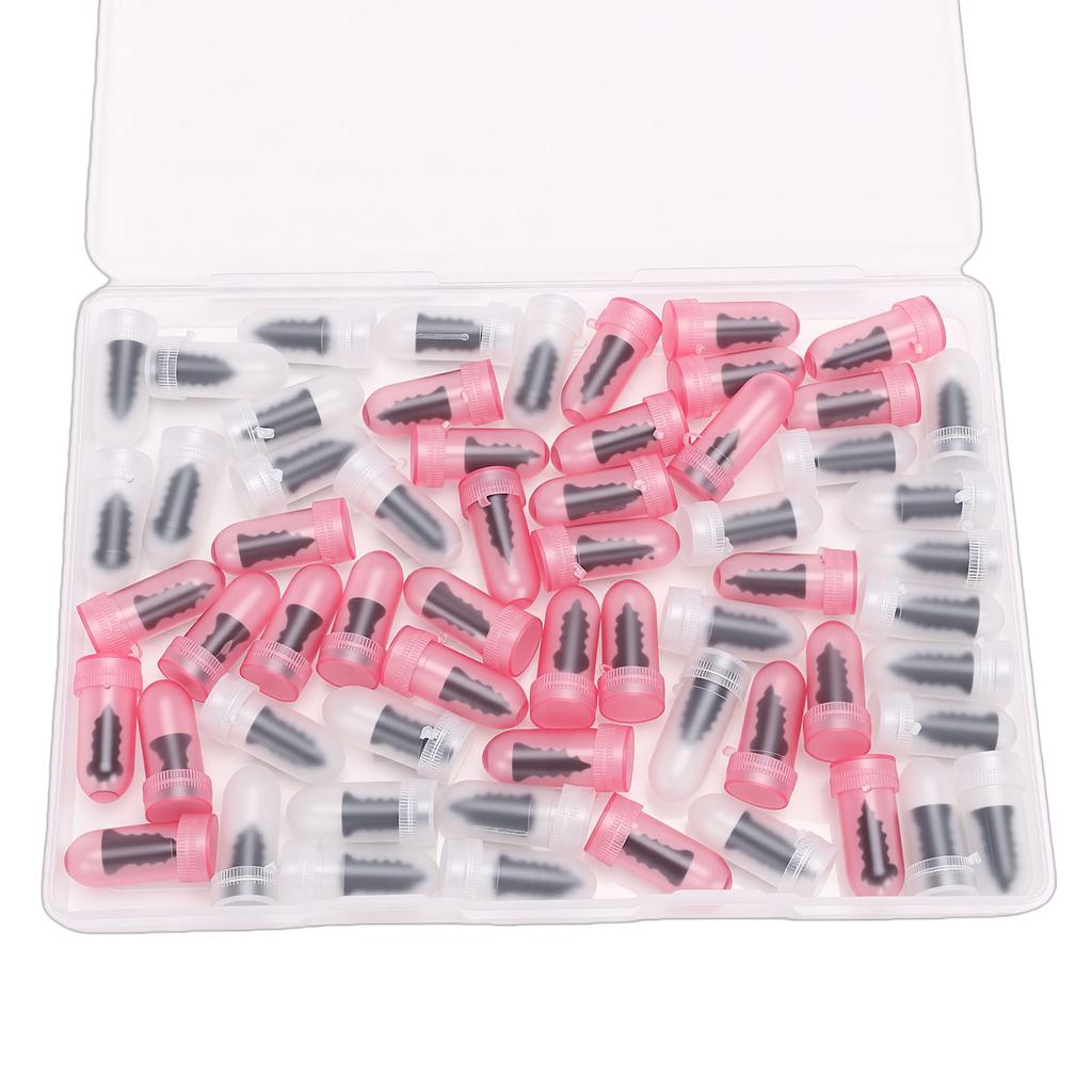 Tire Repair Rubber Nails Kit Self Service Screw In Tire Repair Plugs and Screwdriver Kit for Car Motorcycle Truck