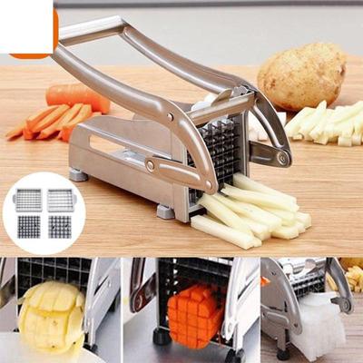 Paslanmaz Çelik Patates Kızartması Dilimleme Patates Parçalayıcı Chip Kesici Kıyıcı Makinesi Mutfak Aracı Mutfak Aksesuarları