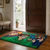 Cute Cartoon Kawaii EEddsworlds Floor Mat Soft Flannel Absorbent Mat Non-Slip Rug Home Bedroom Bathroom