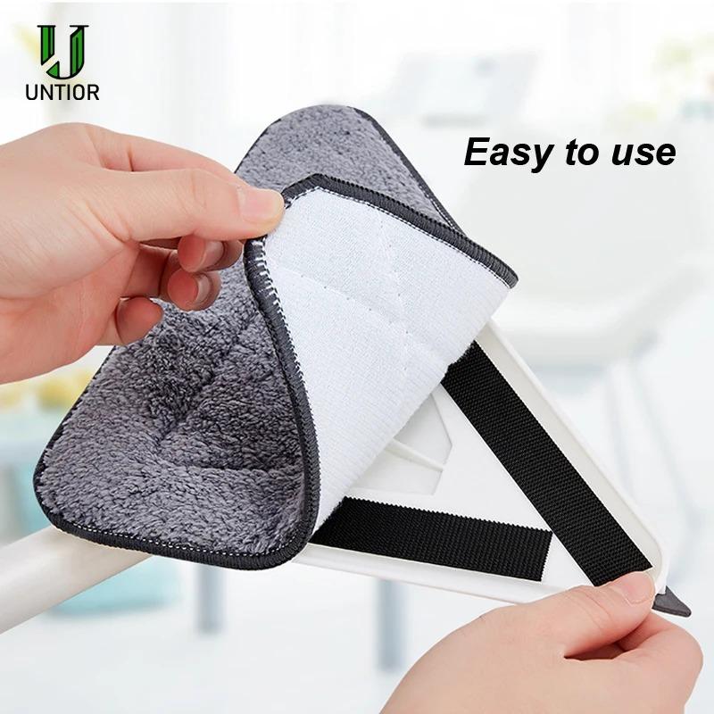 UNTIOR Teleskopický mop s dlouhou tyčí Multifunkční Mopování za sucha i za mokra Čistič oken Otočné Domácí Měkké Čisticí Nástroje