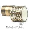 5/10 rouleaux Bande Washi Motifs Géométriques Dorés Bande Papier Papeterie Décoration Album Autocollants Couleur DIY Ruban Auto-adhésif TMZ