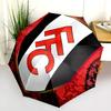 Fulham Football Club  Pattern, Automatic Folding Umbrella, Portable and Foldable Design, 8 Ribs, a Christmas or Birthday Gift.