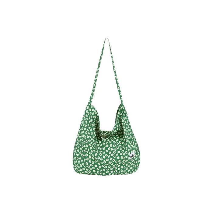 Green Flower Easy Bag