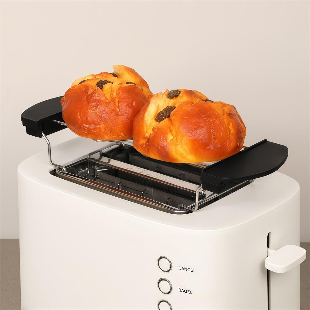 For Kitchen Appliances Toast Holder Bread Slice Rack Breakfast Preparation Compatible With Most Toasting Machines