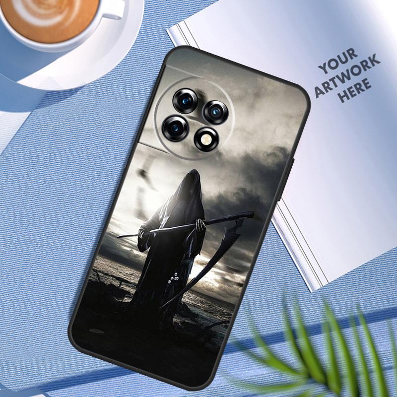 

Death Grim Reaper Skull Case For OnePlus Nord CE 5 3 4 Lite N20 N30 OnePlus 15 13 12 11 10T 13T 13R 8 9 10 Pro Cover OnePlus 13