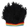 Chapéus de Peruca Engraçados Alta Elasticidade Mantém Quente Gorro de Tricô com Dreadlocks para Natal Halloween