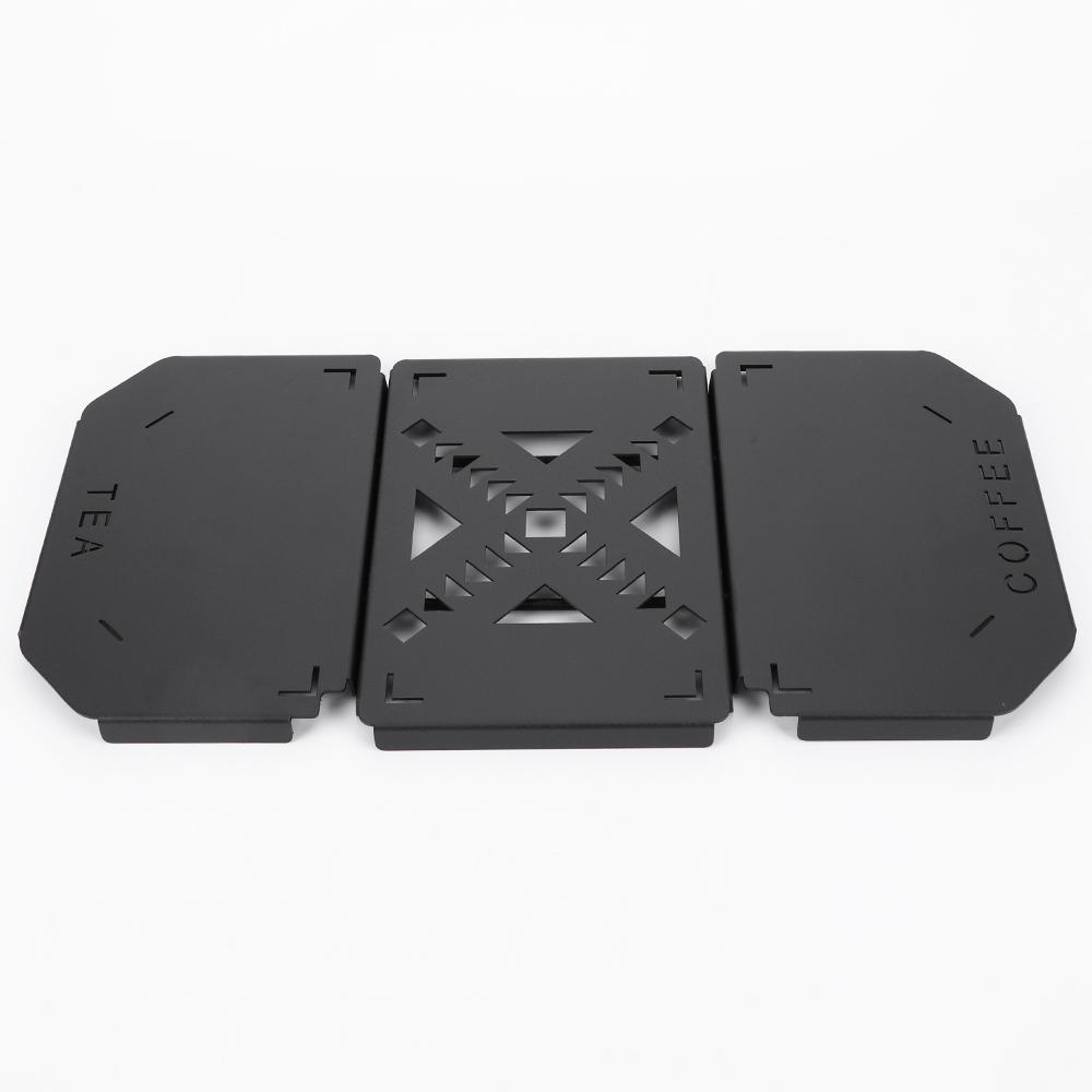 Klapp-Tischplatte Aluminiumlegierung Tischplatte Platte Mini-Regal für Stanley Lunchbox 9,4L Campingausrüstung