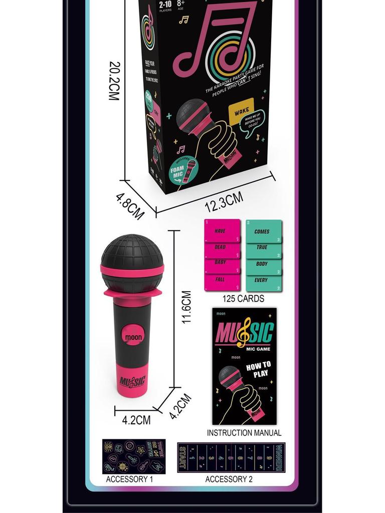LuckyEgg Interactive Microphone Board Game Toy