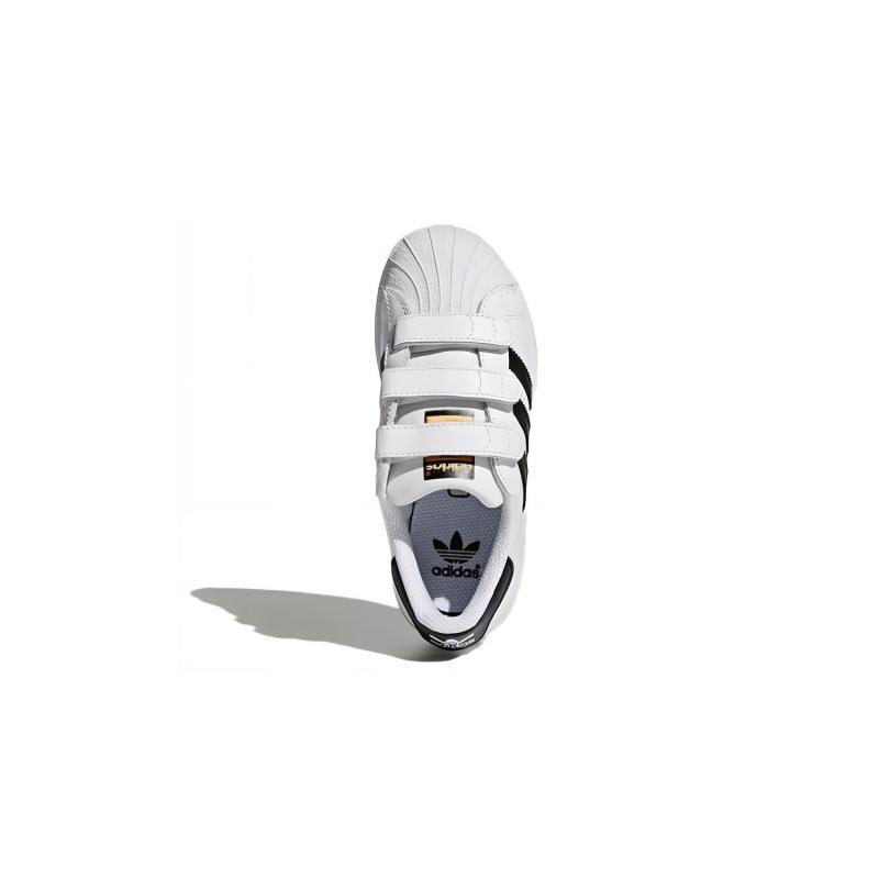 Adidas Originals Superstar Foundation Balance Low-Top Kids' Skateboarding Shoes White Children Aged 3-7 Years Old Sneakers B26070