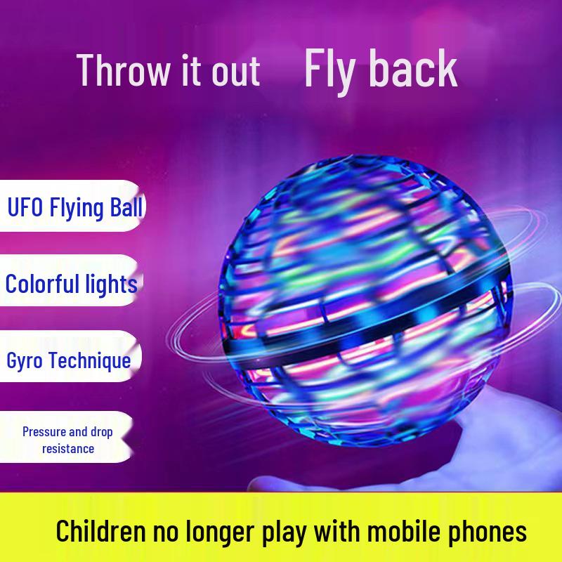 Smart Sensing Magic Flying Ball - Rotating Magnetic Levitation Toy for Kids' Education