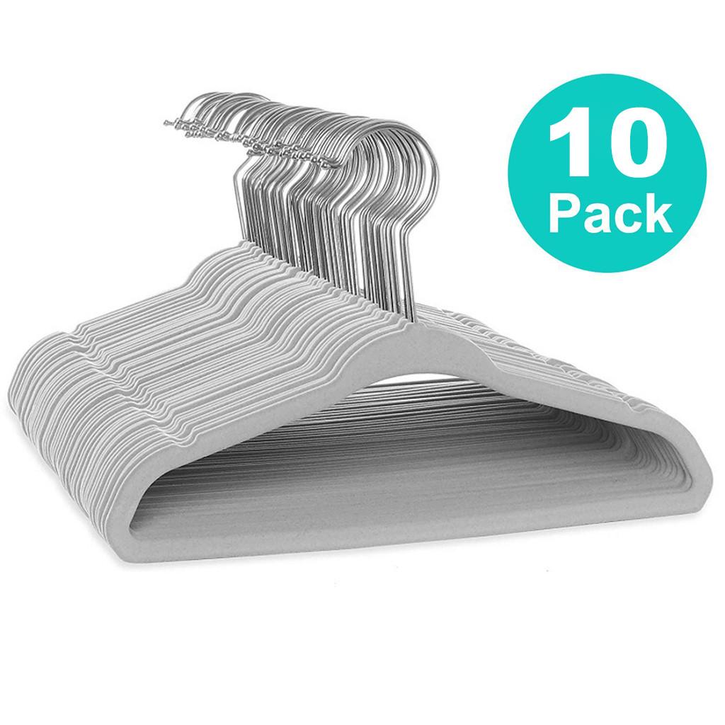 10/20/30 упаковок нескользящих бархатных детских вешалок для курток, брюк и классической одежды