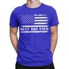 Dad Bold Patriotic American Flag Fathers Day T Shirt Unisexs Cotton Vintage TShirts Round Neck Tees Short Sleeve Clothing Gift