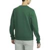 Nike Club Fleece Solid Logo Crew Neck Sweatshirt Men Tops Green 623459-341