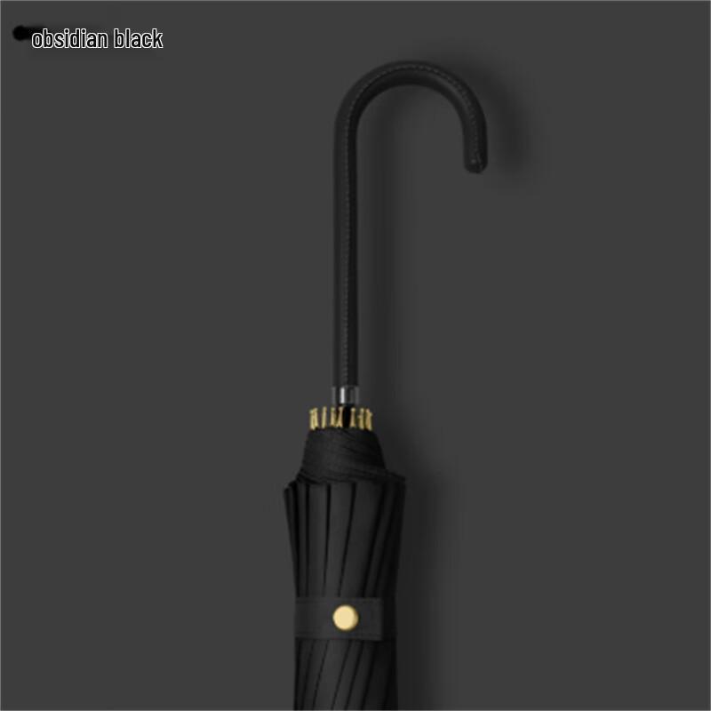 Heavy-Duty 16-Rib Windproof Long Handle J-Handle Umbrella