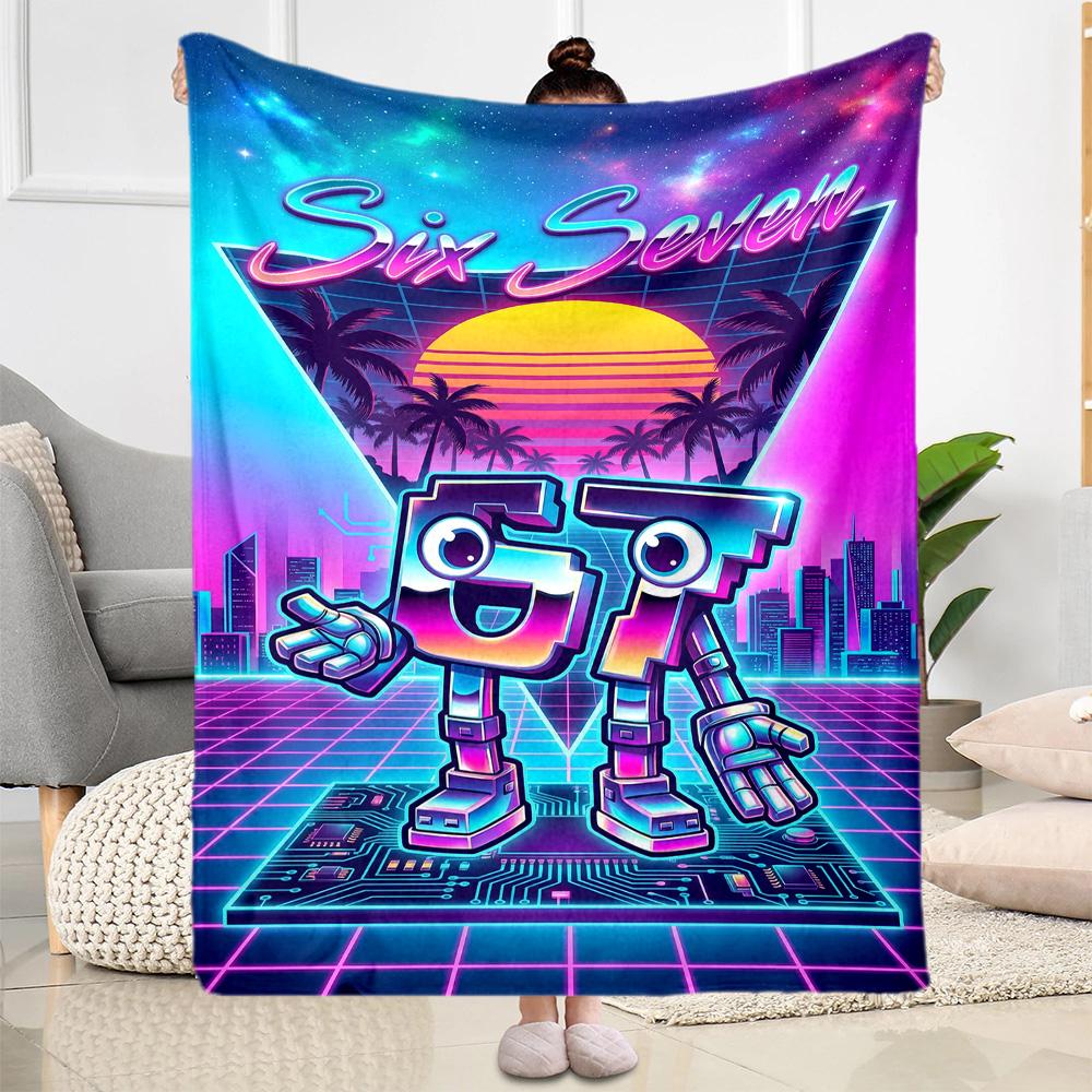 Sixty-seven Blanket,Suitable for sofas, offices, travel, living rooms, Gifts to relatives and friends, Blanket,Suitable for all seasons.