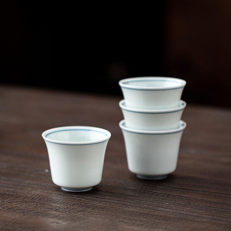 Janpanese Ceramic TeaCup Household Living Room Personal Cup Kung Fu Retro Tea Cup Tea Room Desktop Decoration Small Tea Cup New