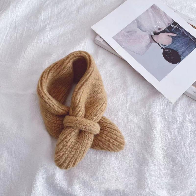 Nowy markowy szalik dla dzieci dziecko ciepłe szaliki dziewczęce zimowe szaliki dla dzieci wełniany kołnierz szaliki dziecięce