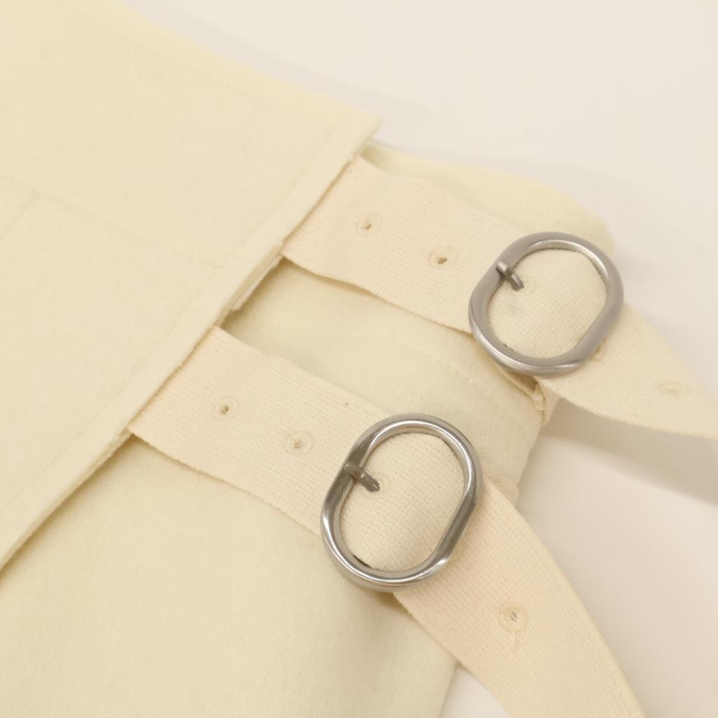 JIL SANDER+ [Good condition/Domestic Regular/24 Year Old] J40MA0157 CANNOLO Buckle Belt Wrap Skirt 32 Off whiteUsed