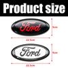 22.5X9cm Car Front Grille Emblem Sticker Rear Trunk Decal Replacement Accessories For Ford F150 F250 Edge Escape Transit Fusion HNQJR1