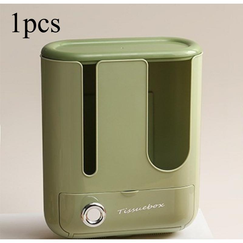 1pcs Three-in-one Wall-mounted Tissue Storage Box Creative Multi-purpose Storage Box Home Decoration