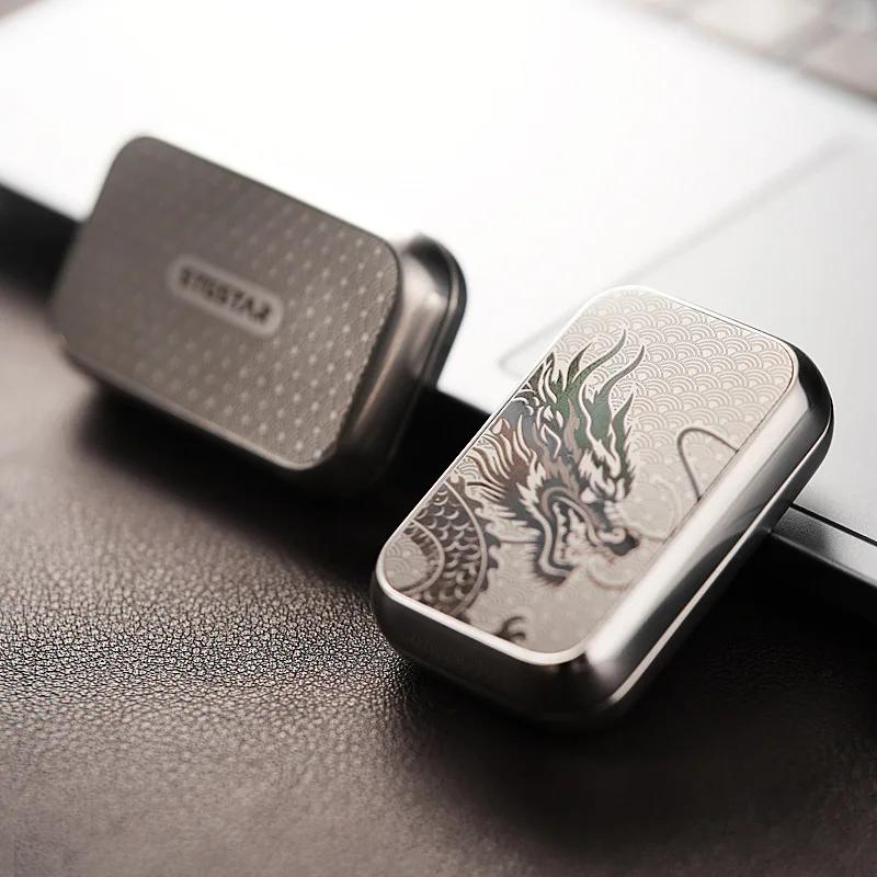 EDC Mekanisk Skyver Magnetisk Skyvekort Lindre Stress Lindringsleke Skyveplate Antistress Metall Mini Fidget Voksne Leker