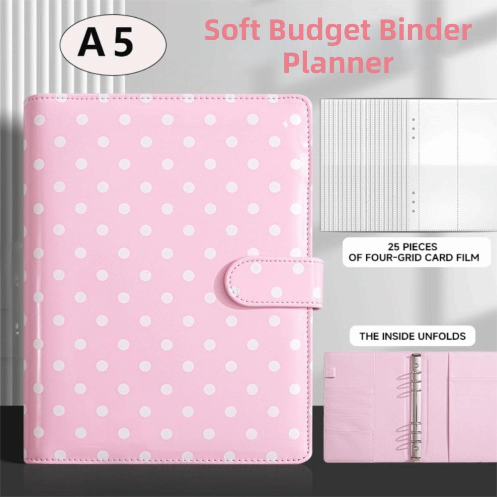 PU A5 Soft Budget Binder Planner Colorful Money Saving Envelope  Financial Management