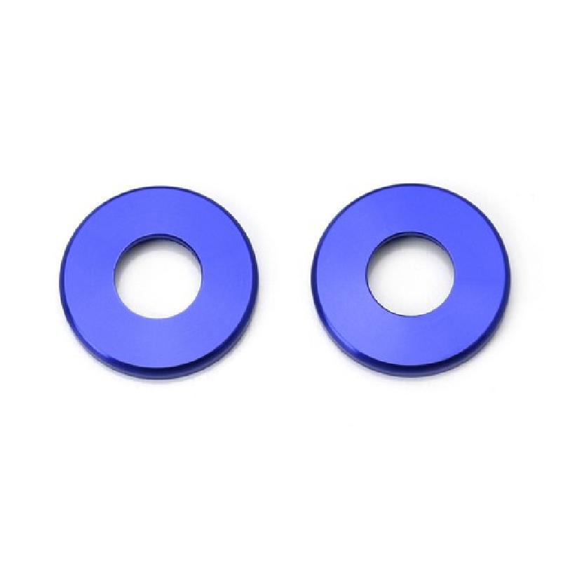 Blue Aluminum Decorative Door Lock Knob Covers For Mercedes C E S GLC GLE Class