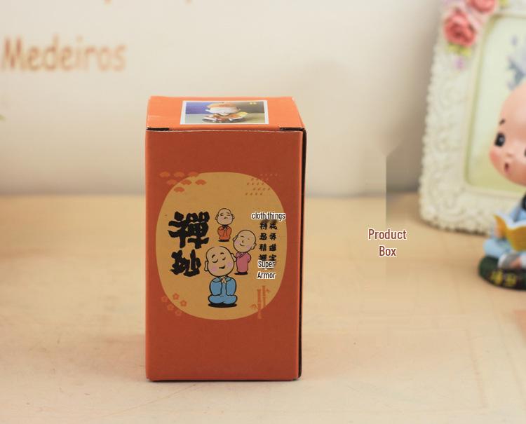 Kreative Ji Gong Mönch Wackelkopffigur: Harzhandwerk für die Heimdekoration, Geschenke für Männer & Frauen